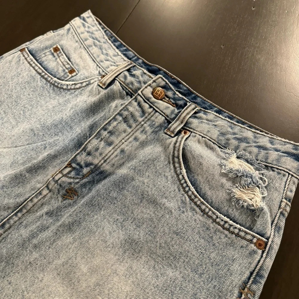 Ksubi Mini Moss Distressed Denim Skirt - Picture 8 of 13